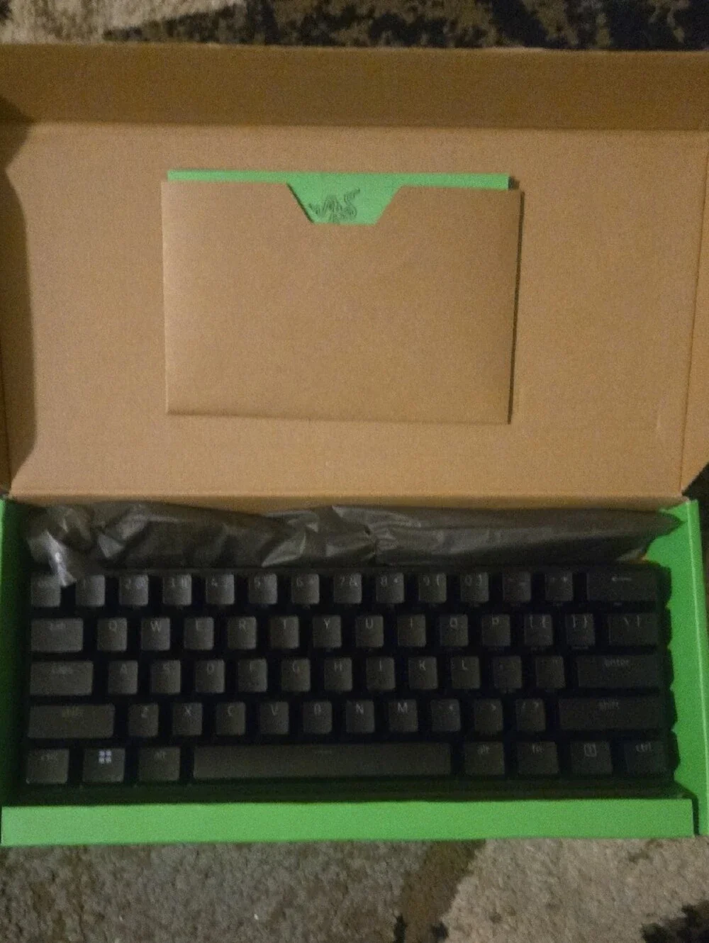 Razer Huntsman Mini 60% RGB Gaming Keyboard - Black with Rainbow Backlight